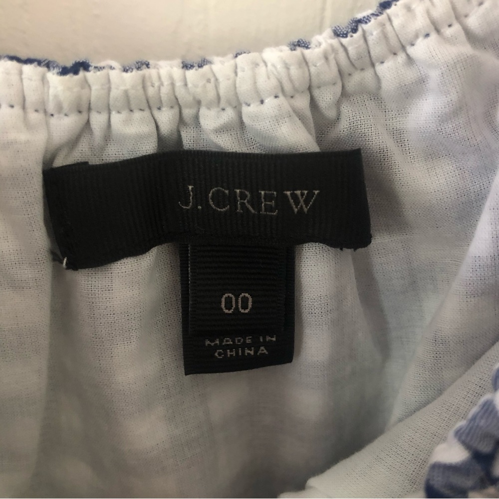 J. Crew Ruffle Gingham Tank Top - Picture 6 of 6